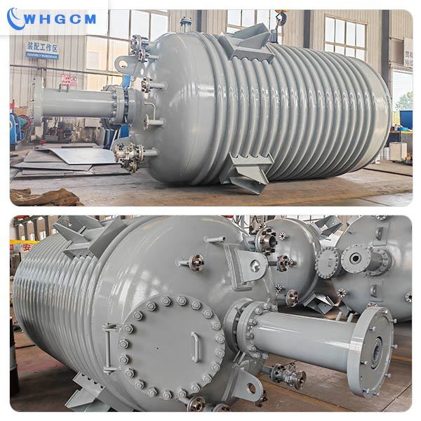 8000 liters Solvent-based acrylic resins high pressure batch reactor with half pipe heating structure ( limpet reactor)