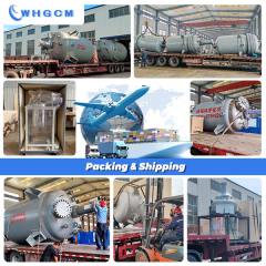 8000 liters Solvent-based acrylic resins high pressure batch reactor with half pipe heating structure ( limpet reactor)