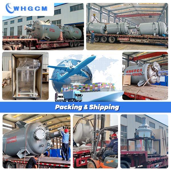 8000 liters Solvent-based acrylic resins high pressure batch reactor with half pipe heating structure ( limpet reactor)