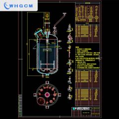 8000 liters Solvent-based acrylic resins high pressure batch reactor with half pipe heating structure ( limpet reactor)