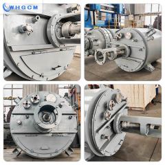 1500L Titanium premixing reactor with flat head and circulation jacket for barium titanate mixing
