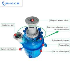 1000L Titanium clad plate industry reactor for Ether and phenylsilane reaction