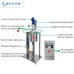 10L high pressure high temeprature reactor for lab purposes