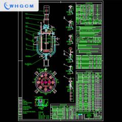 200 L hydrogenation stainless steel reactor by WHGCM for sale