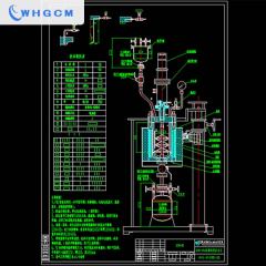 10L high pressure high temeprature reactor for lab purposes