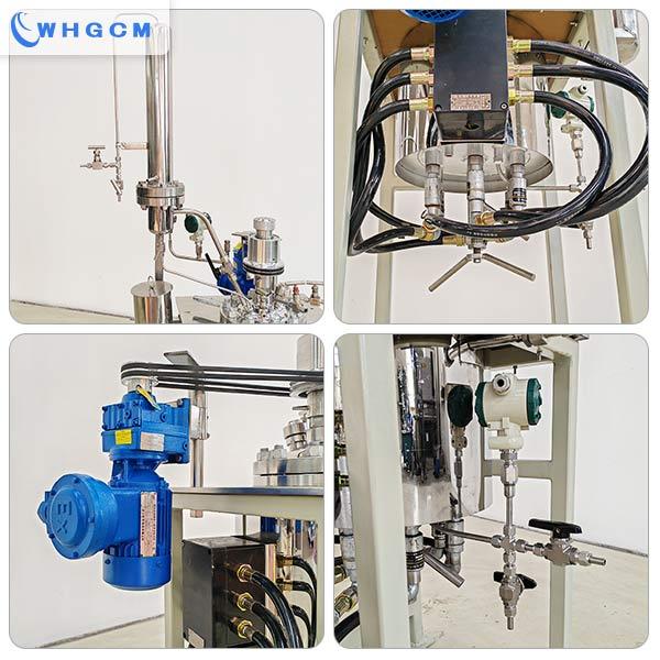 5L stainless steel jacketed reactor
