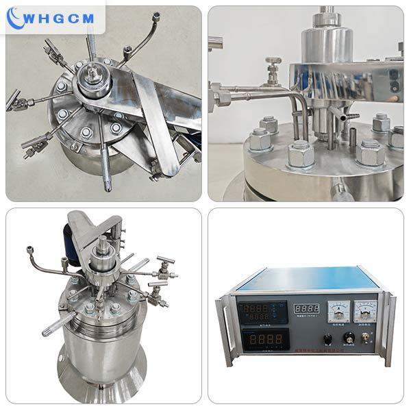 2L customized Titanium lined stainless steel jacketed lab reactor