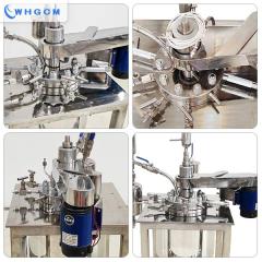 2L stainless steel lab reactor with two condensers