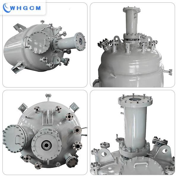 5000L  Xylene reactor with heating jacket made from S316