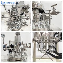 10 liters stainless lab reactor jacked heat with oil bathed