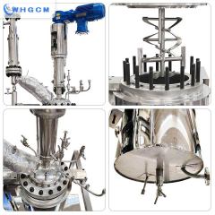 20L stainless steel reactor system with distillation devices controlled by PLC controller