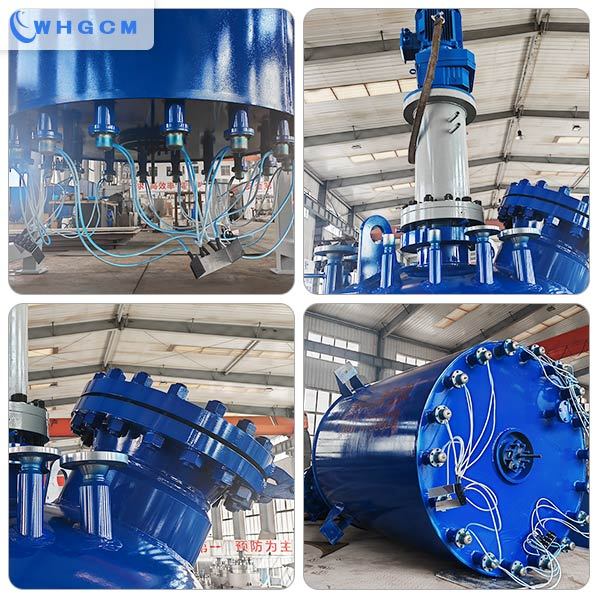 3000L stainless steel jacketed batch reactor