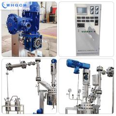 20L stainless steel reactor system with distillation devices controlled by PLC controller