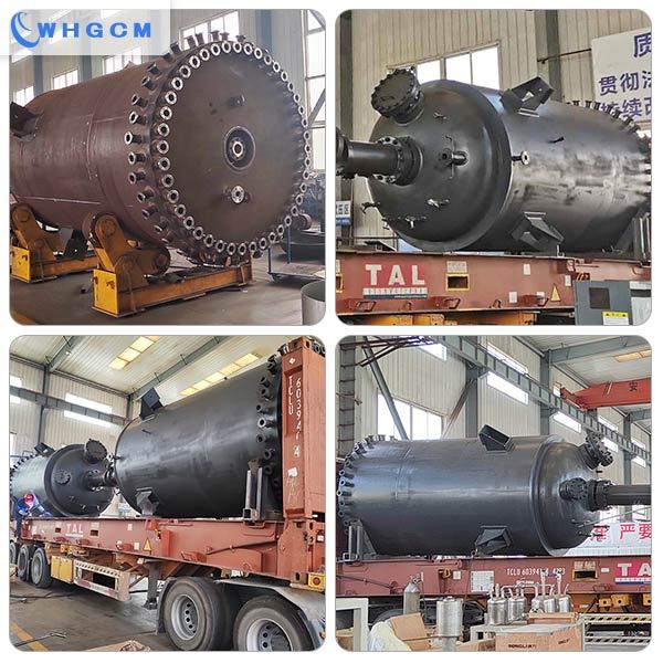 10000L stainless steel clad plate jacketed reactor with electric heating function