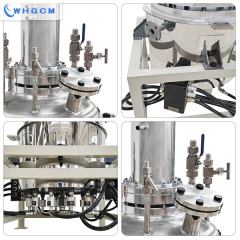 70 liters stainless steel cladding plate reactor for reaction and distillation
