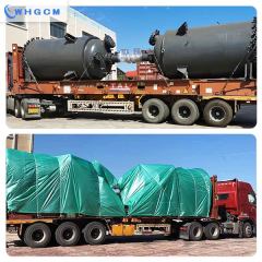 10000L stainless steel clad plate jacketed reactor with electric heating function