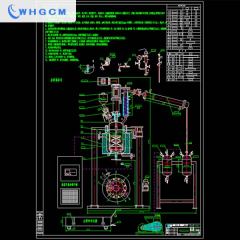 20L stainless steel reactor system with distillation devices controlled by PLC controller