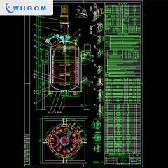 3000L stainless steel clad plate hydrogenation reactor for Tetrahydrofuran (THF) hydrogenating