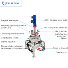 70 liters stainless steel cladding plate reactor for reaction and distillation