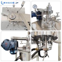 2L Jacketed stainless steel lab reactor intergated with adjustable temperature system for cleaning liquid research