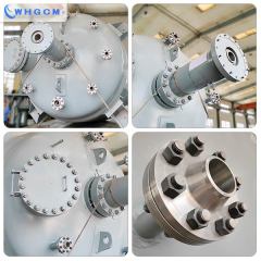 15000L stainless steel jacketed reactor for hydrometallurgy with internal coil cooling