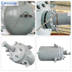 15000L stainless steel jacketed reactor for hydrometallurgy with internal coil cooling