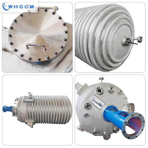 6300L stainless steel limpet coil reactor for Lubricating oil additives producing