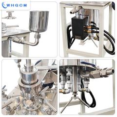 2L Jacketed stainless steel lab reactor intergated with adjustable temperature system for cleaning liquid research