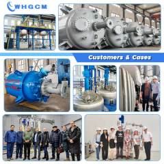 100L duplex stainless steel jacket chemcial distillation reactor system