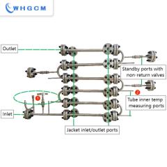 0.1L  tubular flow reactor