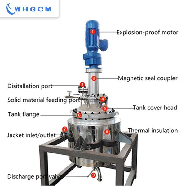 100 liters pilot reactor for thermal conductive adhesive producing