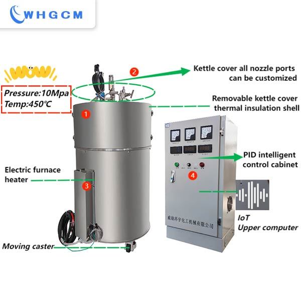 40L oil refine reactor made from stainless steel S30408