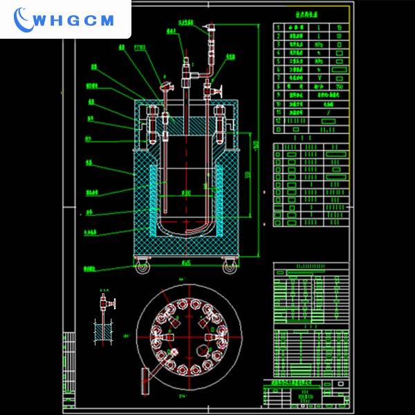 40L oil refine reactor made from stainless steel S30408