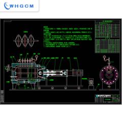 Horizontal Hastelloy composite plate reactor with magnetic sealed