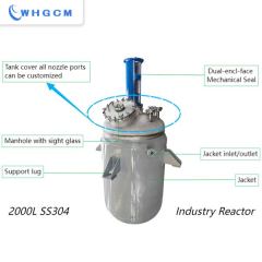 2000L industrial batch reactor