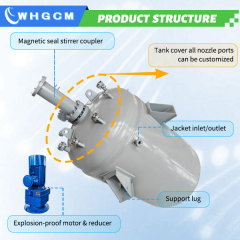 40000L industrial chemical reactors