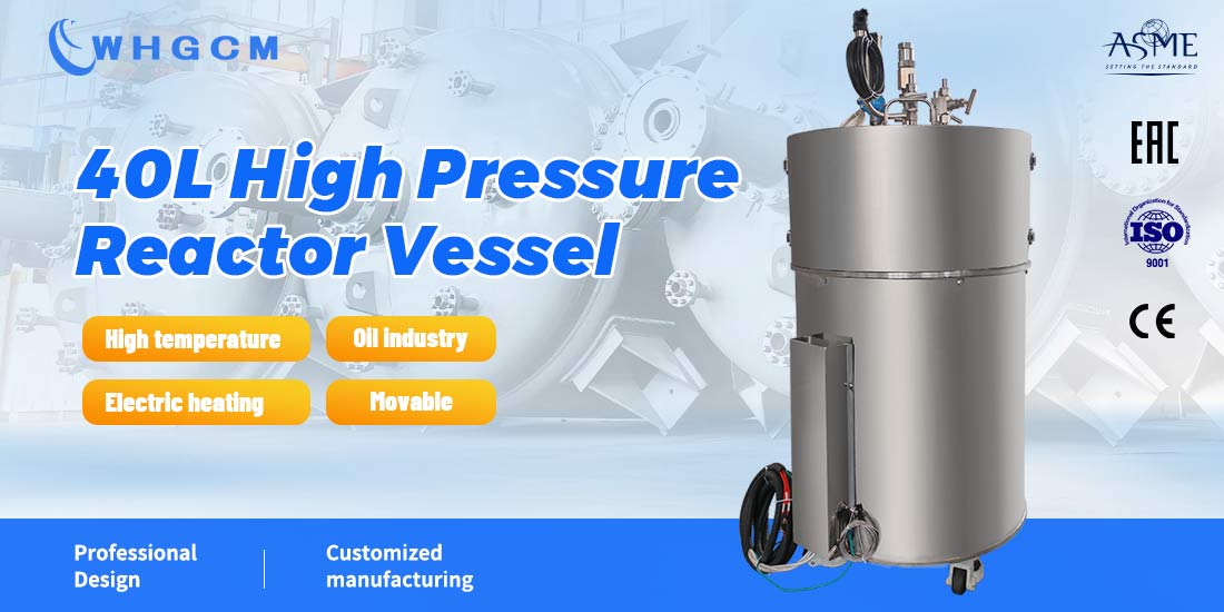 poster of the 40L high pressure reactor vessel
