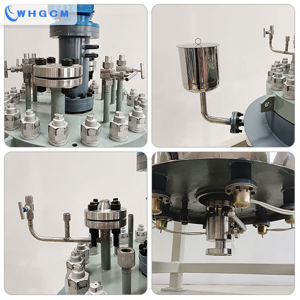 200L high pressure  stainless steel  composite plate magnetic sealed pilot reactor