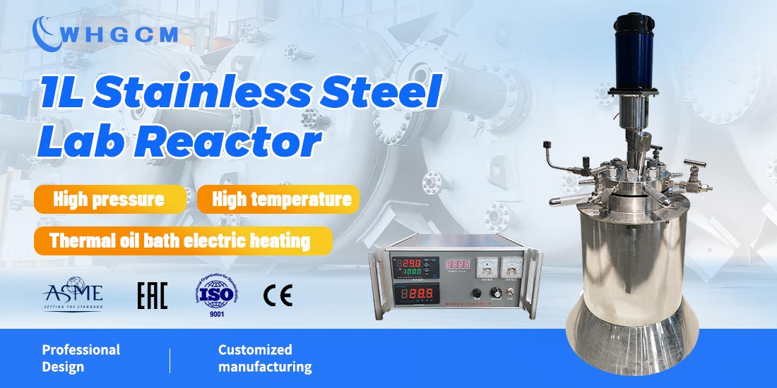 Poster of the 1L high pressure and temperature stainless steel laboratory reactor