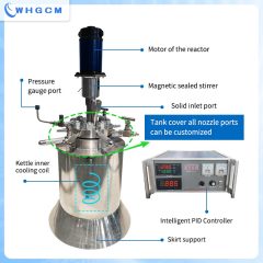 1L high pressure and temperature stainless steel laboratory reactor