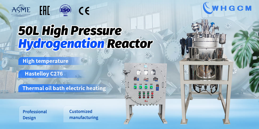 Poster of the 5L high pressure hydrogenation reactor