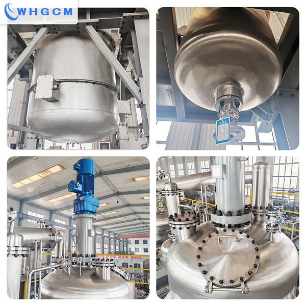 2500L decompression distillation  reactor system with Explosion-proof integrated control cabinet
