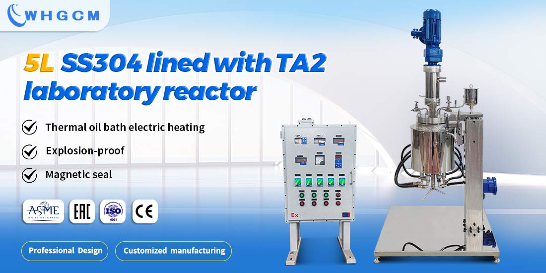 Poster of the 5L  SS304 lined with TA2  reactor