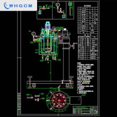 2L mechanical sealed  Jacketed Lab Reactor