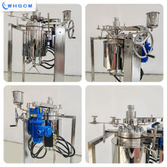 5L high pressure stainless steel SS316L  laboratory reactor with manually lifting device