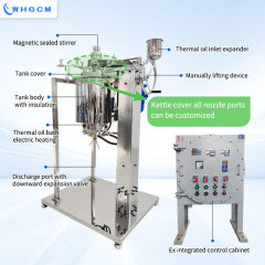 5L high pressure stainless steel SS316L  laboratory reactor with manually lifting device