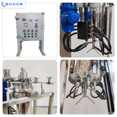5L high pressure stainless steel SS316L  laboratory reactor with manually lifting device