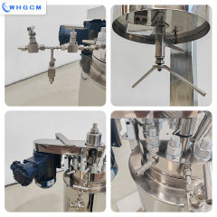 2L high pressure stainless steel SS316L  hydrogenation laboratory reactor with manually lifting device