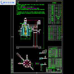 2L high pressure stainless steel SS316L  hydrogenation laboratory reactor with manually lifting device