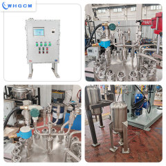 120L high temperature stainless steel hydrogenation reactor system with explosion-proof electric lifting device